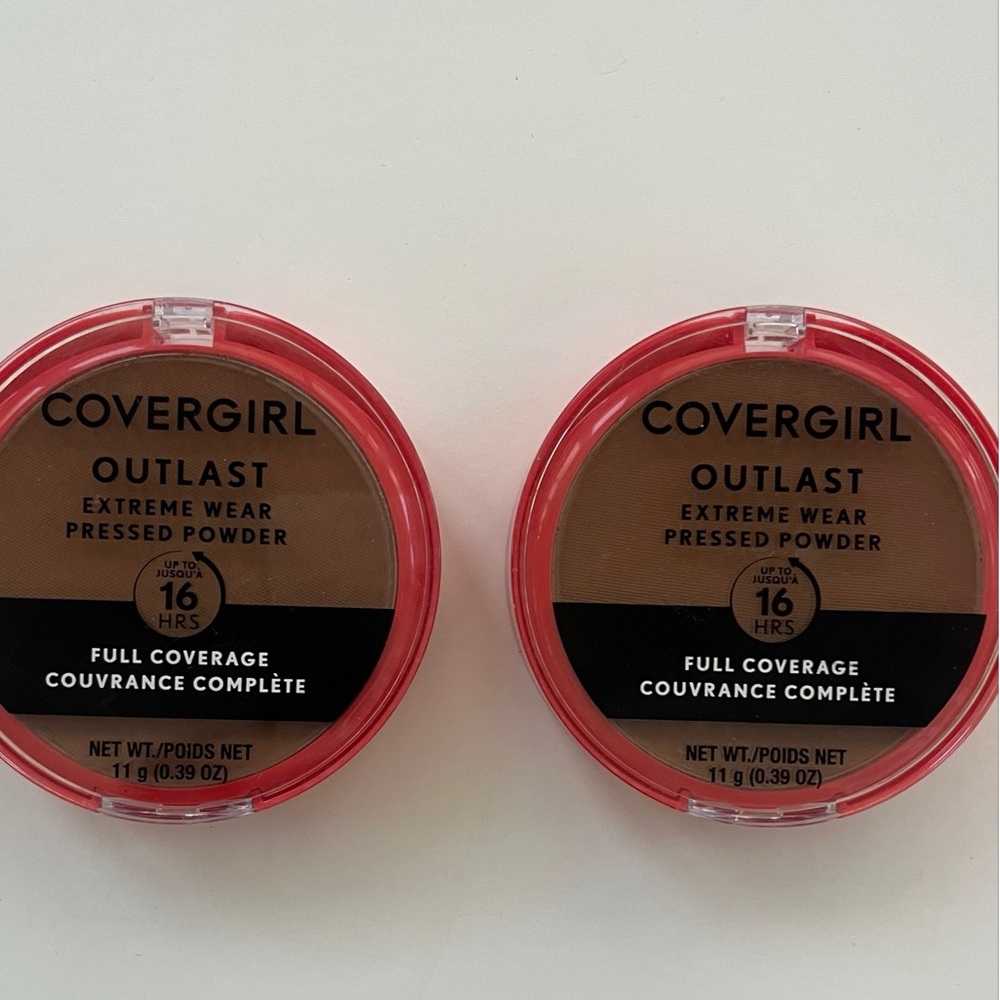 Covergirl Outlast Extreme Wear Pressed Powder 880 Cappuccino 2 Pack